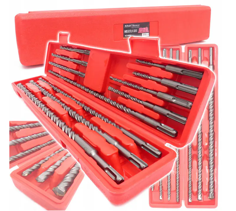 SDS Plus Betonbohrer Set 11tlg Steinbohrer Bohrer SDS+ mit Koffer 5–20mm – neu – Sonstiges – überwiegend weiß – Foto 1 von 3