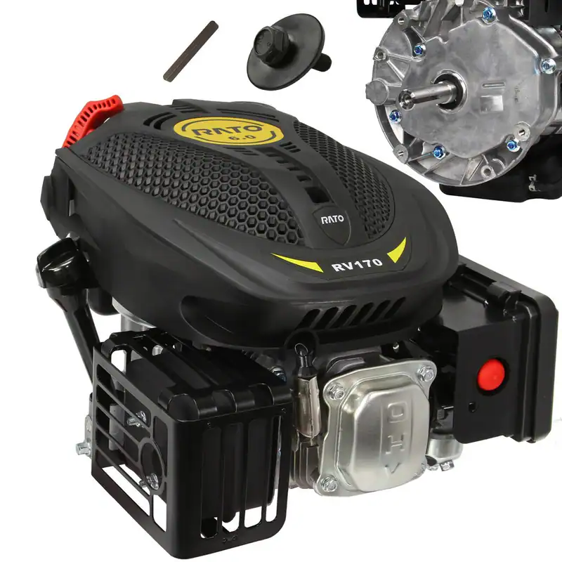 Benzinmotor RATO RV170 6PS 173cc OHV 22mm Welle Handstart 2024 Drehmoment – neu – Sonstiges – überwiegend weiß – Foto 1 von 5