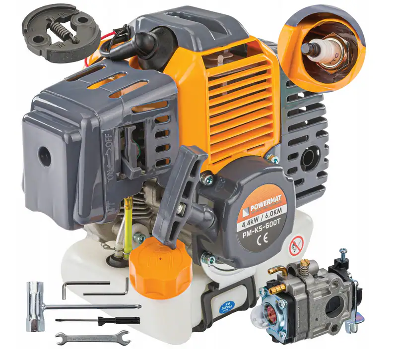 Benzinmotor für Freischneider Rasenmäher powermat PM-KS-600T-SI – neu – Sonstiges – überwiegend weiß – Foto 1 von 5