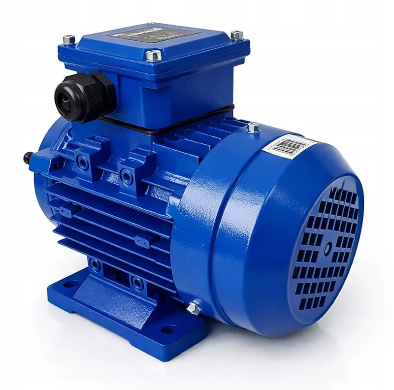 Elektromotor 230V 2,2kW 2800 U/min Einphasen Asynchronmotor Kondensator IP44 – neu – Sonstiges – überwiegend weiß – Foto 1…