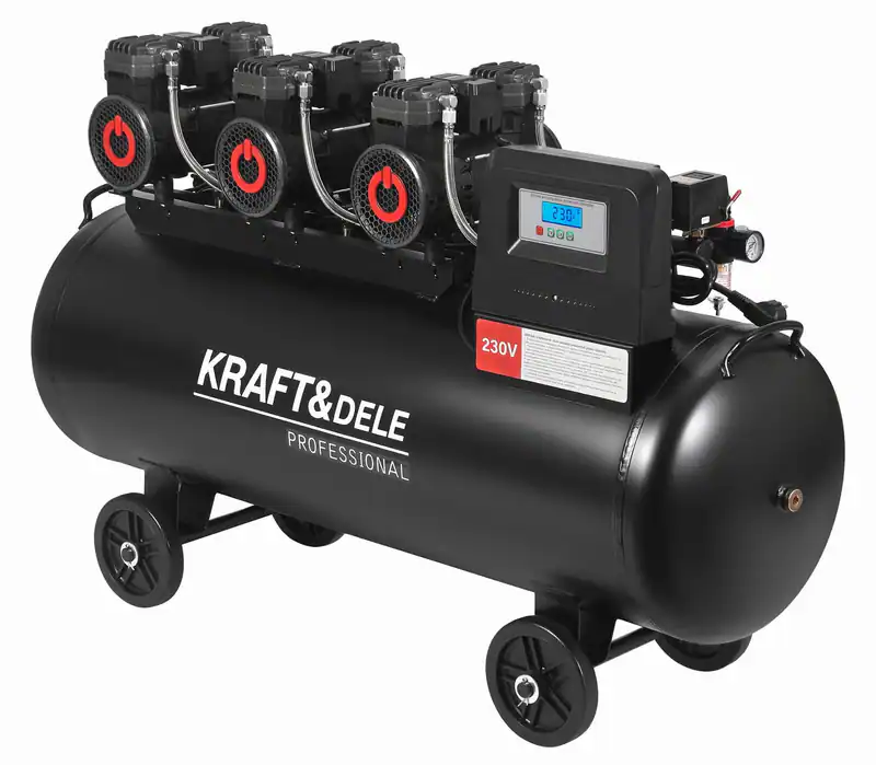 Ölfreier Kompressor 200L 3x2200W 750L/min 8bar für Werkstatt Druckluft – neu – Sonstiges – überwiegend weiß – Foto 1 von 5