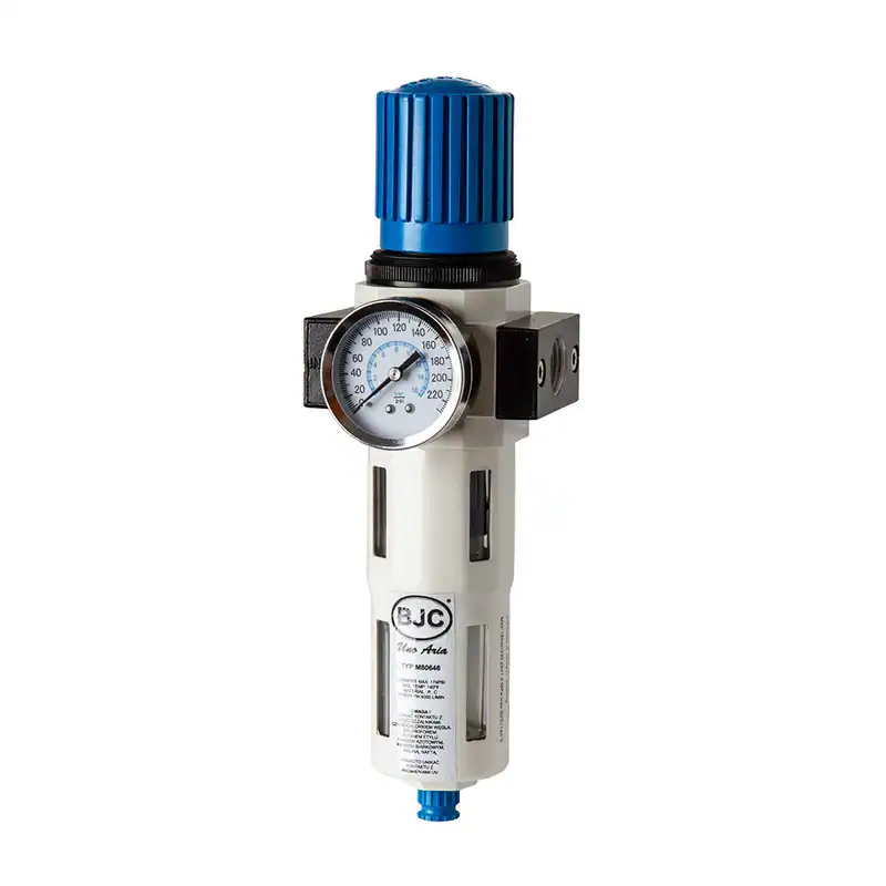 Druckminderer 1/2 Zoll Wasserabscheider Regler Kompressor Manometer Werkstatt – neu – Autos – überwiegend weiß – Foto 1 von 4