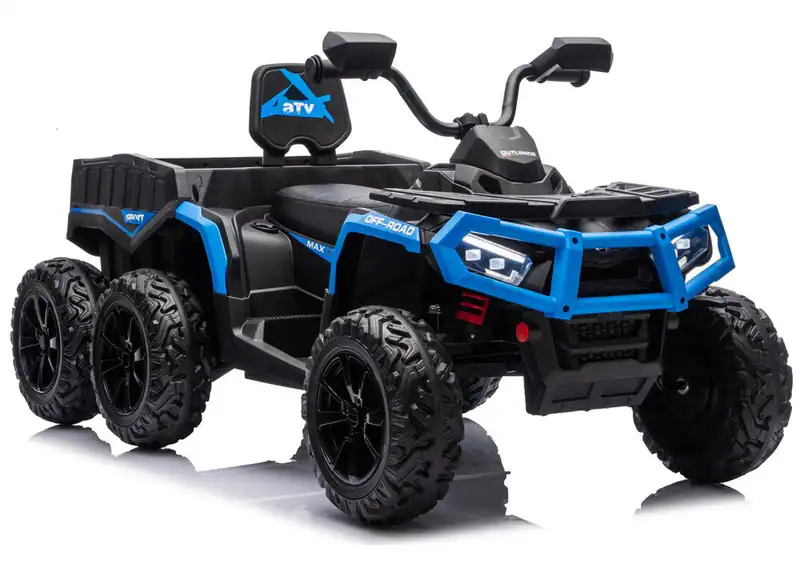 Kinder Quad mit Anhänger Elektroauto Kinderauto 24V 4x4 EVA Bluetooth Miniquad – neu – Spielzeug – überwiegend weiß – Foto…
