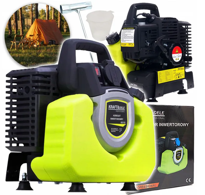 kd132 Inverter Stromgenerator 1kW 230V 2-Takt leise tragbar Camping Notstrom – neu – Sonstiges – überwiegend weiß – Foto 1…