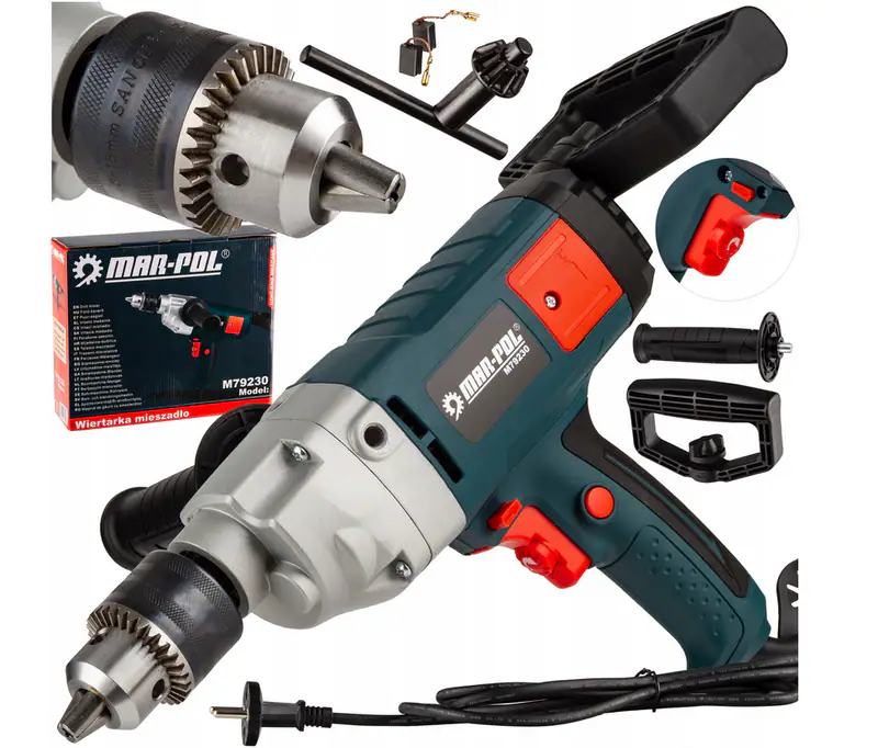 Bohrmaschine Rührwerk Elektro Bohrmaschine 1050W 16mm Metall Holz Mischer stark – neu – Sonstiges – überwiegend weiß – Foto…
