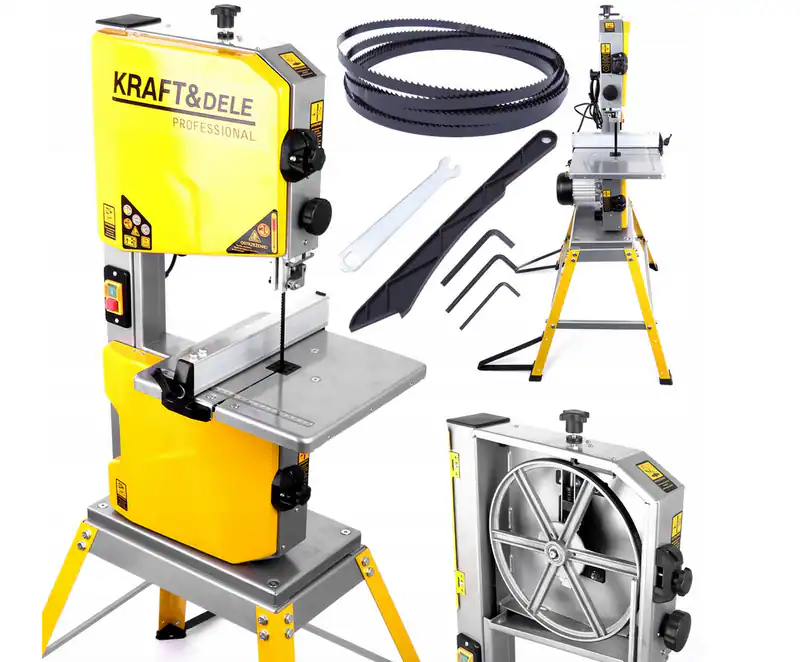 Bandsäge 900W für Holz & Metall + 4 Sägeblätter Tisch schwenkbar – neu – Sonstiges – überwiegend weiß