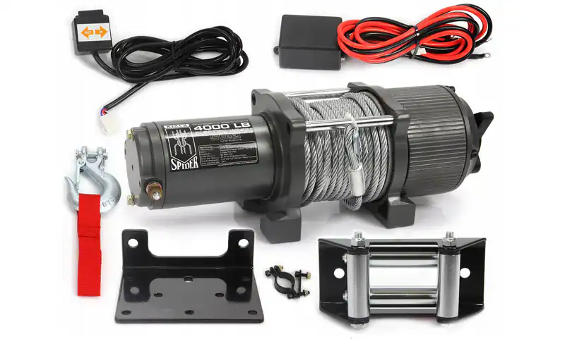 12V AKKU SEILWINDE 4000LBS STAHLSEIL ATV QUAD SCHNEESCHILD BERGUNG 1814KG – neu – Autos – überwiegend weiß – Foto 1 von 5