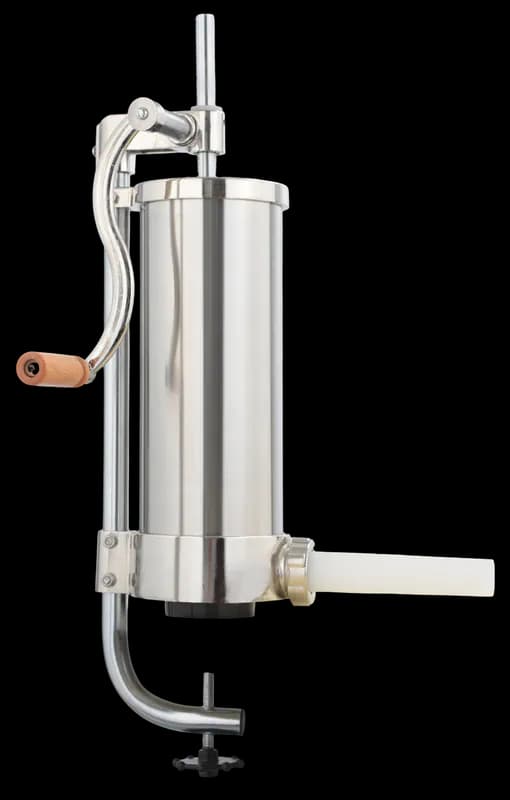 Wurstfüller 4 kg Wurstfüllmaschine Edelstahl Fleischfüllgerät mit Düse Zubehör – neu – Sonstiges – überwiegend schwarz…
