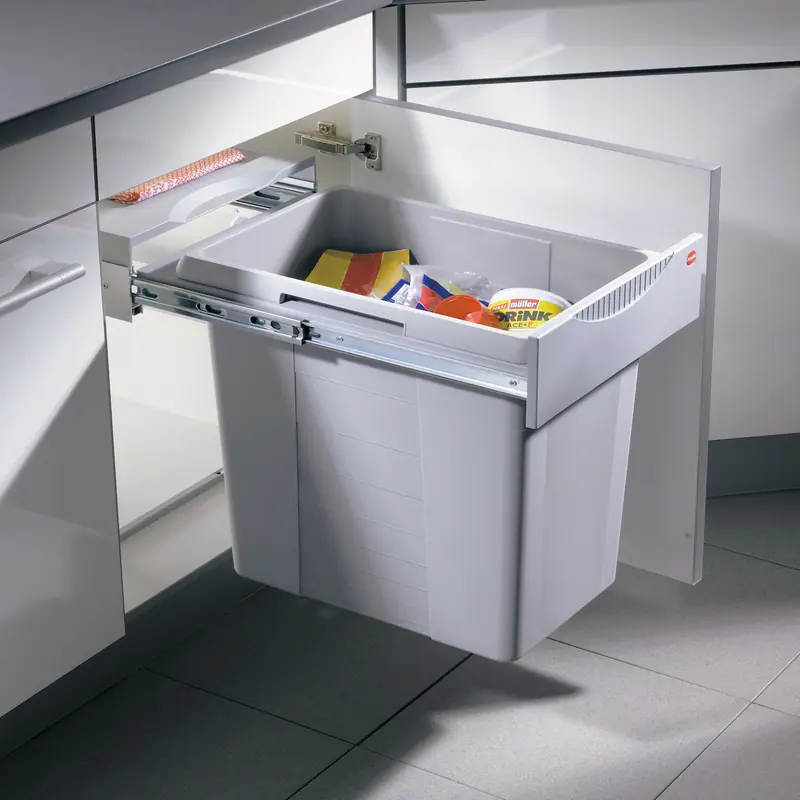 Abfallsammler Hailo Easy Cargo 42L 3668401 Mülleimer B-Ware Abfalltrenner Grau – neu – Möbel – Foto 1 von 5