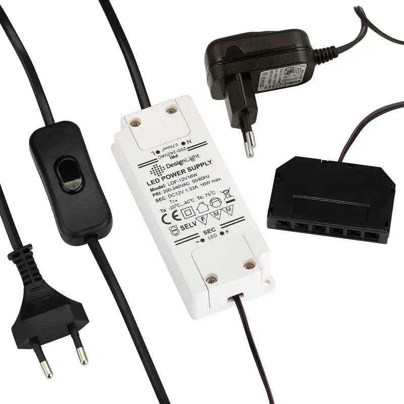 Transformator Trafo Netzteil Netzgerät 6,12,15,30,50 Watt mit Schalter SO-TECH® – neu – Möbel – überwiegend weiß