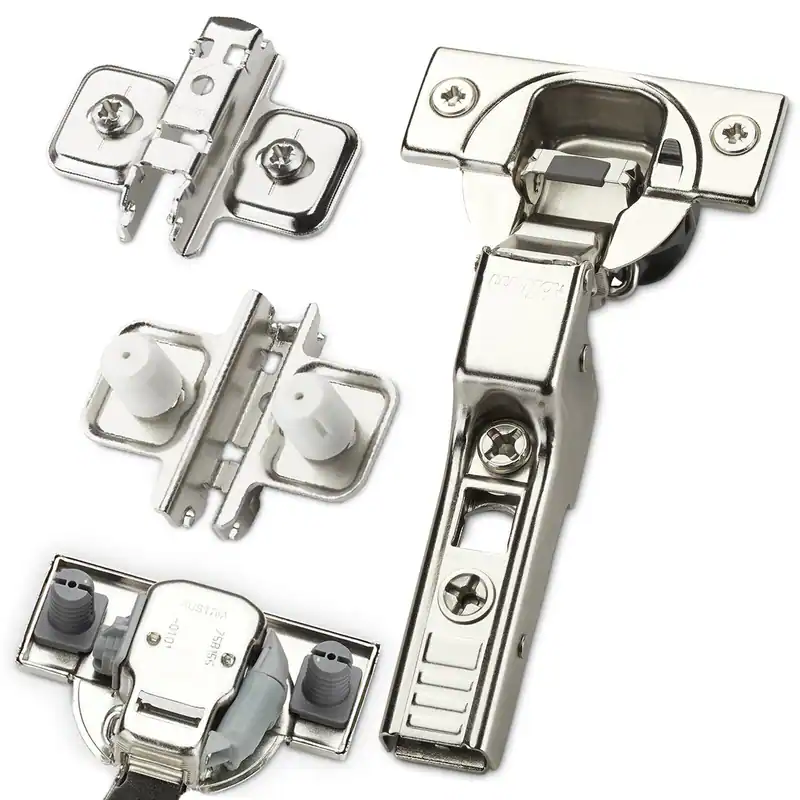 Blum CLIP top Scharnier Topfband mit Spreizdübel + Dämpfung 107° Mittelanschlag – neu – Sonstiges – überwiegend weiß – Foto…
