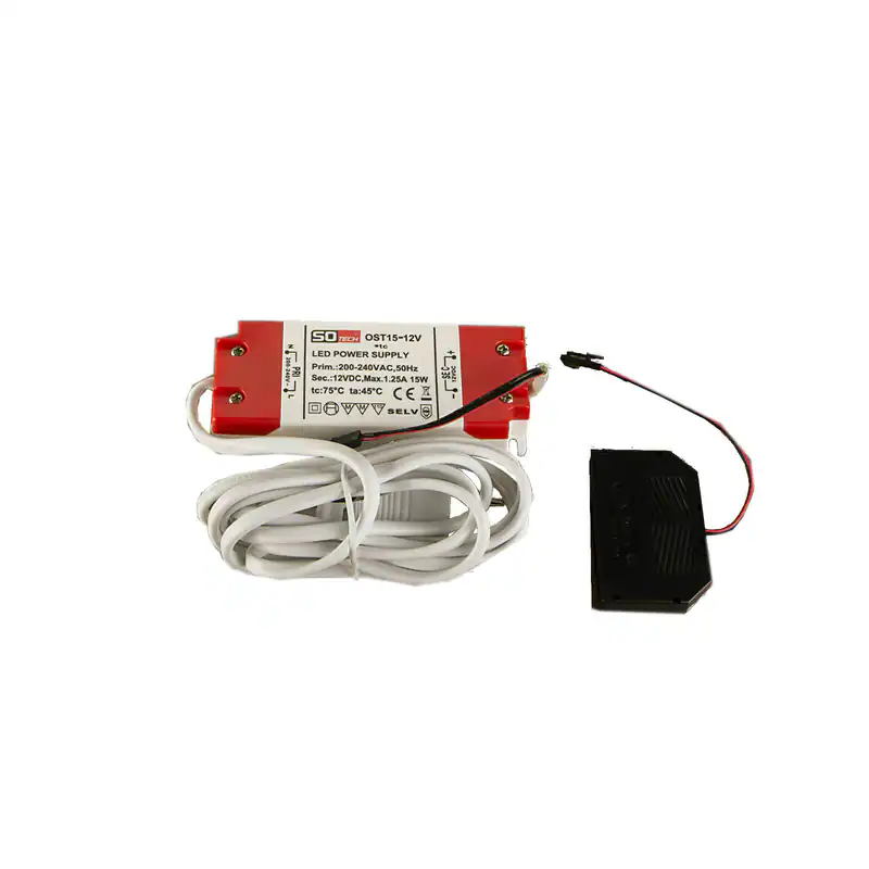Transformator Trafo 12 VDC 15 Watt 6-fach miniAMP Verteiler von SO-TECH® – neu – Möbel – überwiegend weiß – Foto 1 von 2