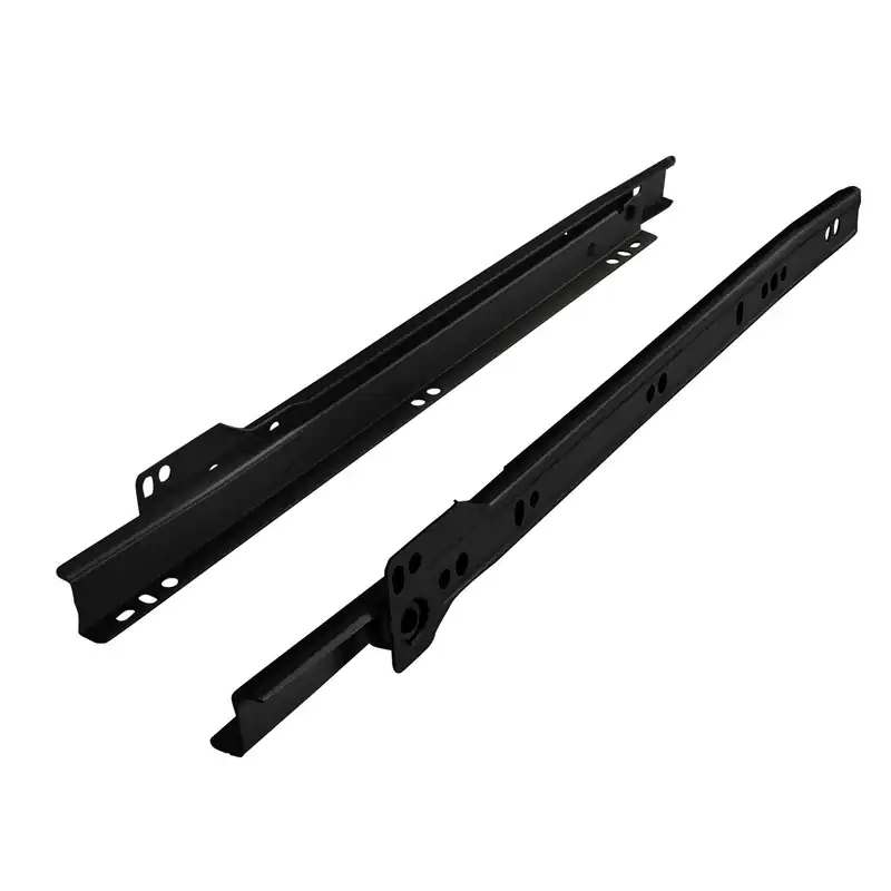 1 Paar Teilauszug Schubladenauszug Schubladenschiene RT-25-L300-S 300 mm Schwarz – neu – Möbel – Foto 1 von 2