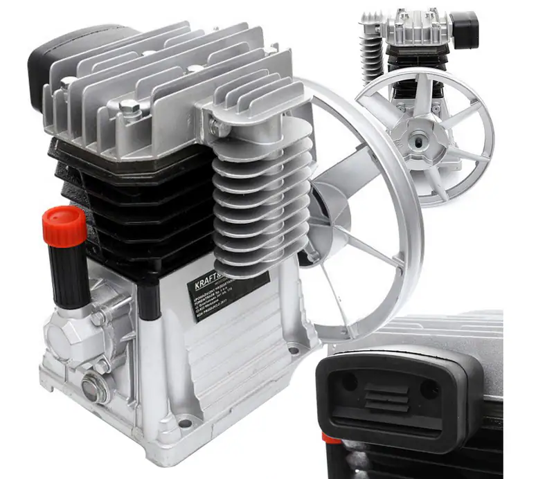 Kompressorpumpe 820L/min 8bar 7,5PS Zweizylinder Aluminium robust Kompressor – neu – Sonstiges – überwiegend weiß – Foto 1…
