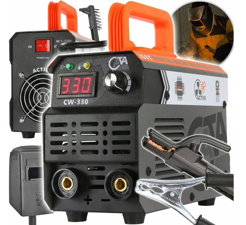 IGBT Schweißgerät LCD 330A 230V Inverter MMA Set Maske Kabel HOT START VRD – neu – Sonstiges – Foto 1 von 5