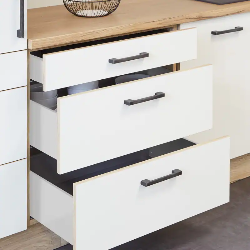 Spanplattenset Schubladensystem Junker Slim B-Ware 500x 500/900/1000 mm weiß – neu – Möbel – Foto 1 von 4