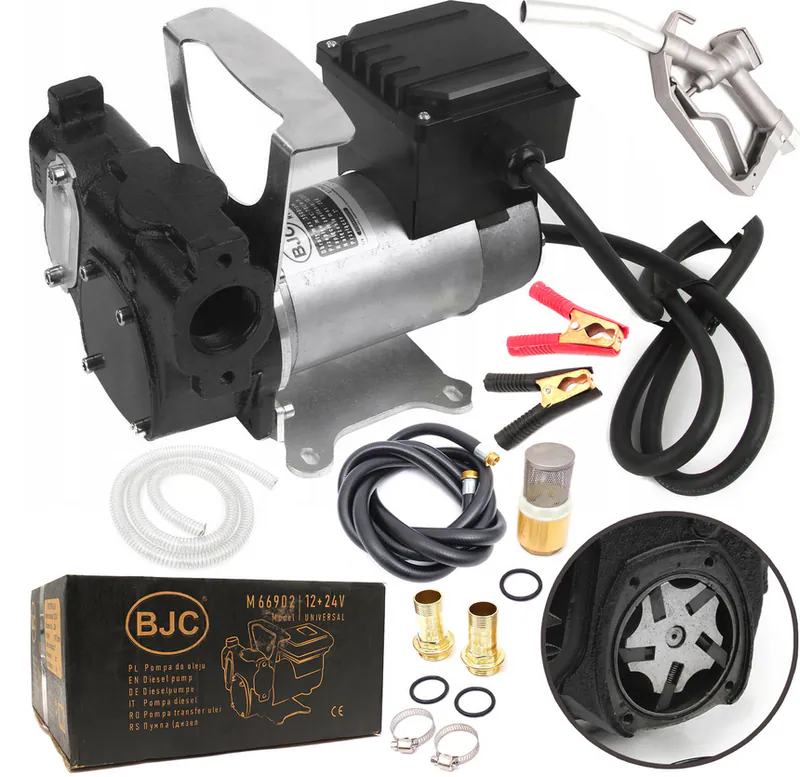 Dieselpumpe 12V 24V Tankpumpe Öl Kraftstoffpumpe Filter Schlauch Komplettset – neu – Autos – überwiegend weiß – Foto 1 von 5