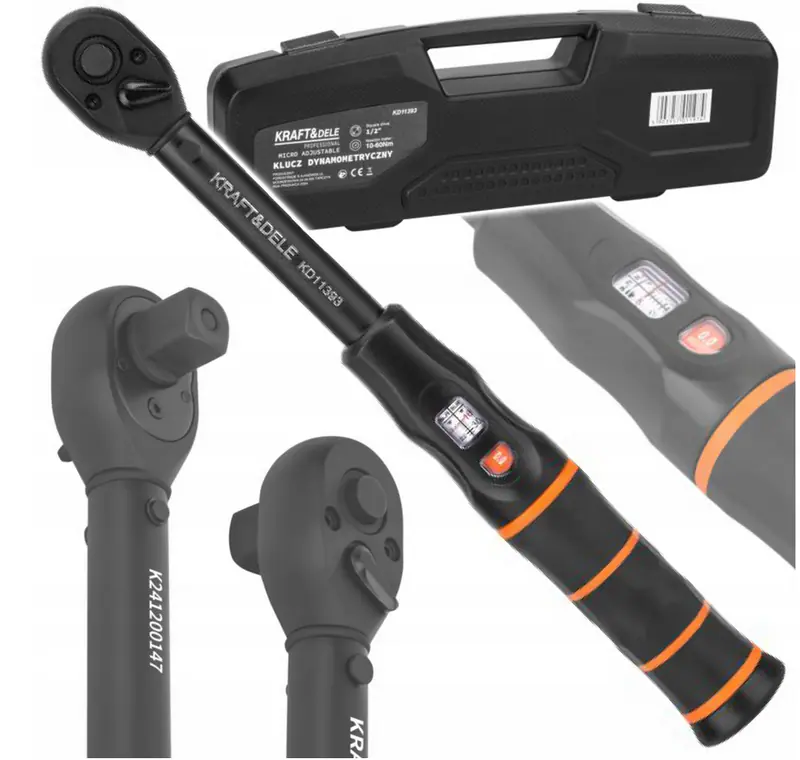 Drehmomentschlüssel 1/2" 10-60Nm mit Koffer Auto Werkstatt Rechts-Links – neu – Autos – überwiegend weiß – Foto 1 von 5