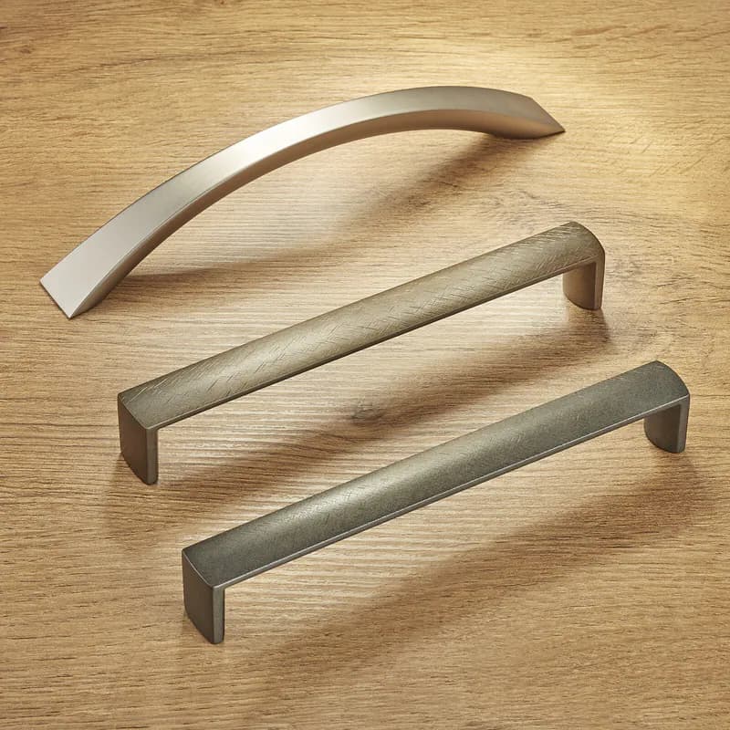 Möbelgriff Türgriff Schrankgriff Griff Schubladengriff BA 160 mm von SO-TECH® – neu – überwiegend grau – Foto 1 von 5
