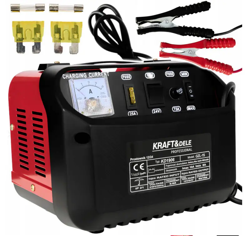 KFZ Batterieladegerät 12V/24V 15A Schnellladung Werkstatt Ladegerät – neu – Autos – überwiegend weiß – Foto 1 von 5