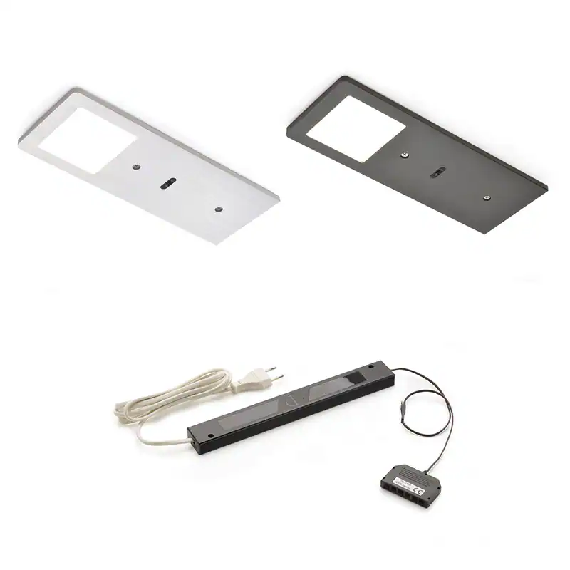 LED Unterbauleuchten Lampen-Set Küchenlampe flach design Licht Schrank Strahler – neu – Möbel – überwiegend weiß