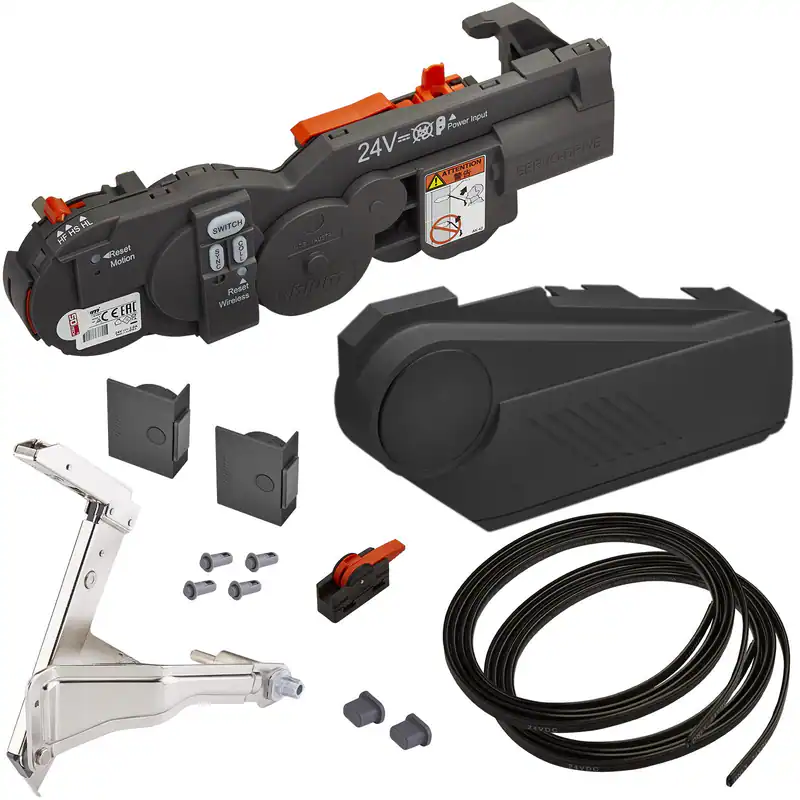 Blum Aventos HS Servo Drive Klappenbeschlag Anthrazit Kraftspeicher Schranktür – neu – Möbel – überwiegend weiß – Foto 1…