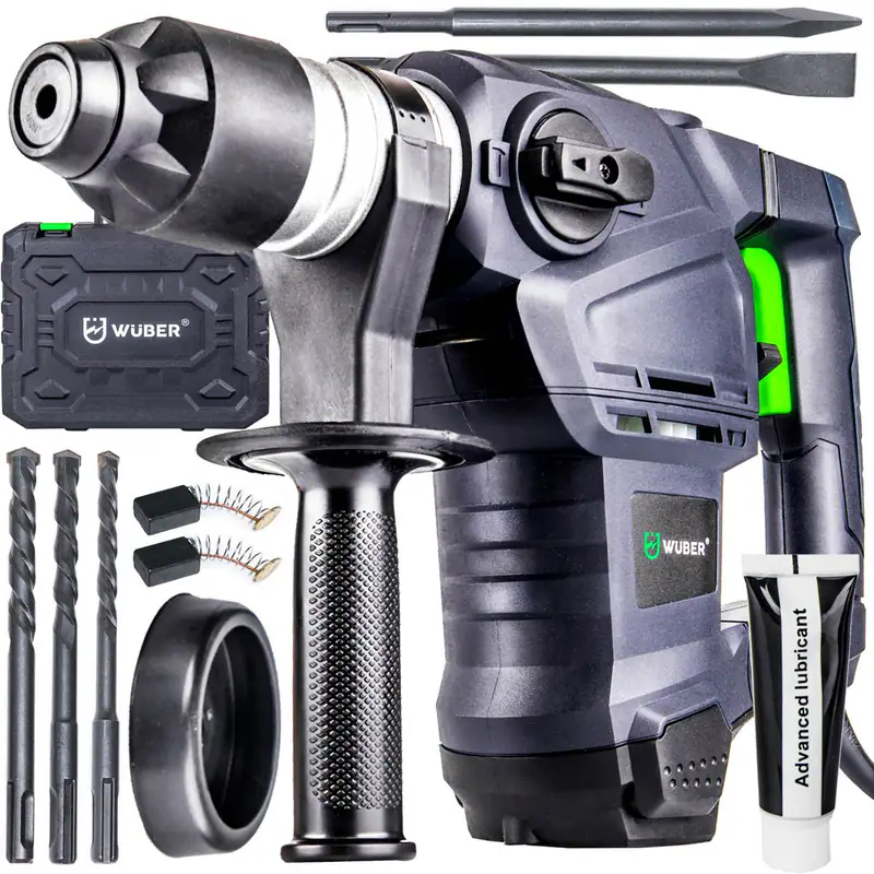 WUBER WR-RH-2600 SCHLAGBOHRMASCHINE SDS+ 6J SCHLAGHAMMER 2600W BOHRER SET – neu – Sonstiges – überwiegend weiß – Foto 1 von 5