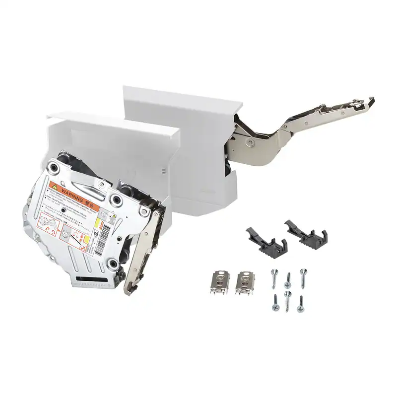 Blum AVENTOS HK-S Seidenweiß Klappenbeschlag Kraftspeicher Klappenstütze – neu – Möbel – Foto 1 von 4