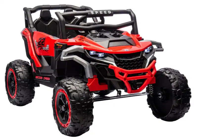 Kinderauto Elektroauto Kinder Auto SUV 4x4 Kinderfahrzeug EVA LED Bluetooth Rot – neu – Spielzeug – Foto 1 von 5