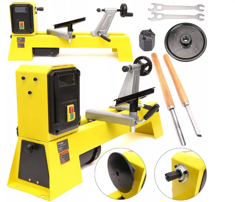 Holzdrehmaschine Drechselbank Drehmaschine Drehbank Holzdrehmaschine 650W – neu – Sonstiges – überwiegend weiß – Foto 1 von 5