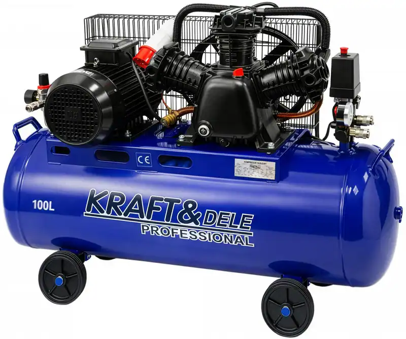 Ölkompressor 100L 650L/min 400V Druckluft Kompressor Werkstatt Industrie – neu – Sonstiges – überwiegend weiß