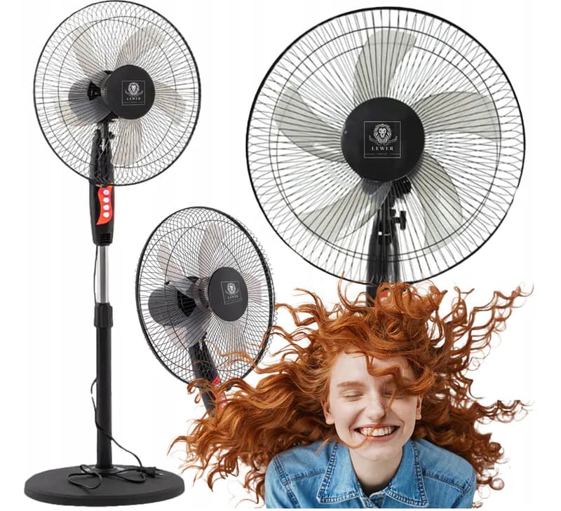 Standventilator Bodenventilator Ventilator 40cm Oszillation Leise Weiß 50W – neu – Sonstiges – Foto 1 von 5