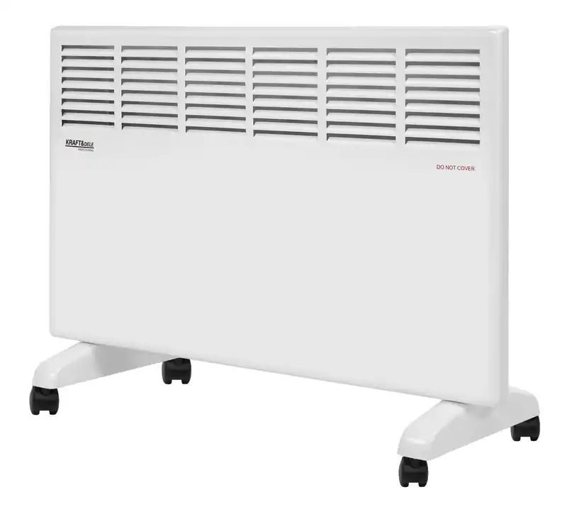 Konvektor Heizung Elektroheizung 2000W Heizlüfter Thermostat 2 Stufen Rollen – neu – Sonstiges – überwiegend weiß – Foto 1…