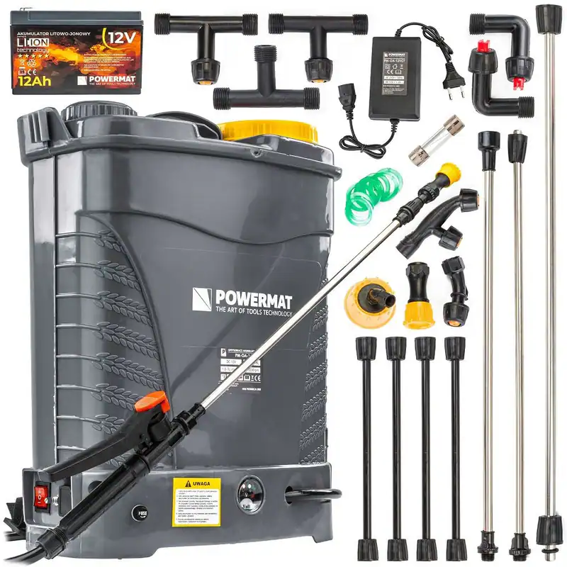 Sprühgerät Drucksprüher Akku Rückensprüher Gartensprüher 12V 8Ah 16L – neu – Sonstiges – überwiegend weiß – Foto 1 von 5