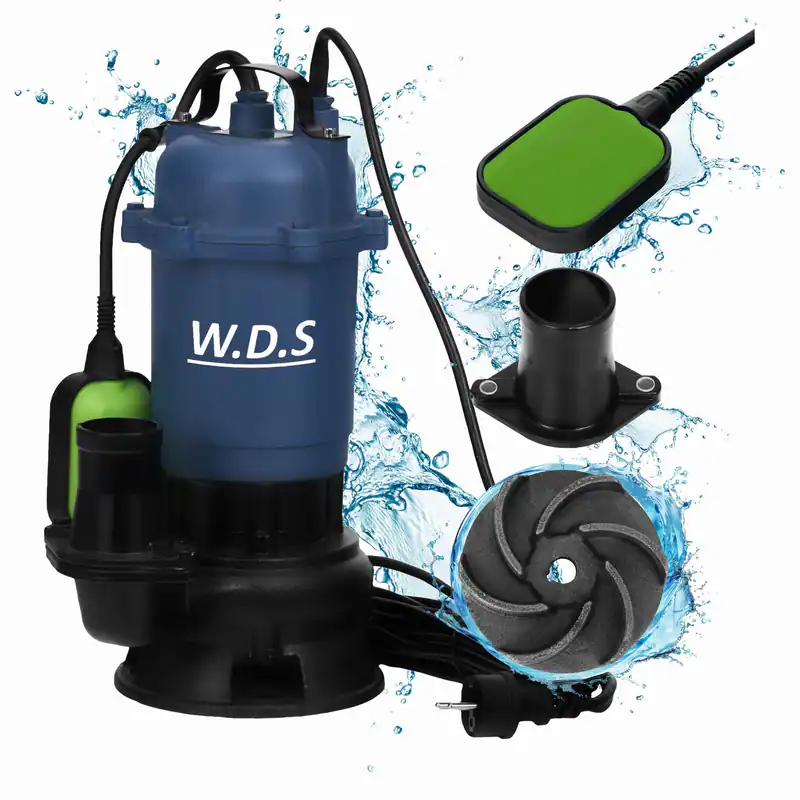 Tauchpumpe 2850 W 30000 l/h 2″ Schwimmer Schmutz-& Klarwasser 230 V – neu – Sonstiges – überwiegend weiß – Foto 1 von 5