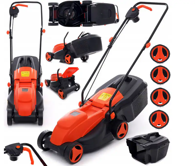 Elektro Rasenmäher Garten Elektromäher Mäher Elektrisch 30L 2100W nur 9 kg – neu – Sonstiges – überwiegend weiß – Foto 1…
