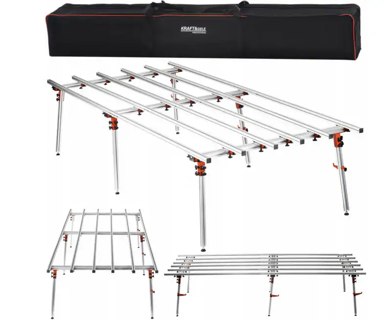 Fliesenleger Tisch 360×150×80 cm Großformat Arbeitstisch Fliesentisch – neu – Sonstiges – überwiegend weiß – Foto 1 von 5