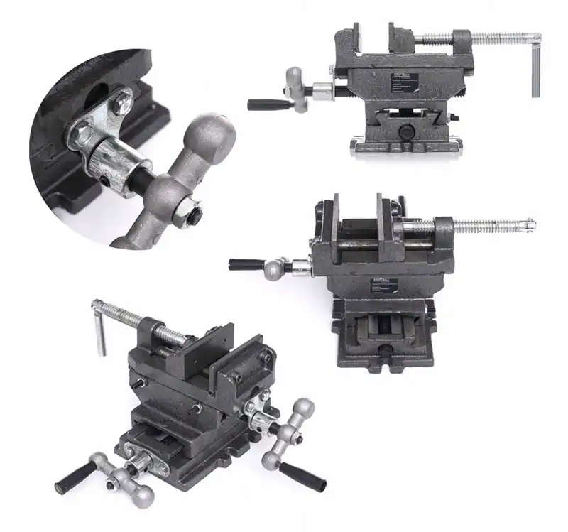 Maschinenschraubstock 75mm Kreuztisch Schraubstock Bohrständer Tischbohrmaschine – neu – Sonstiges – überwiegend weiß…