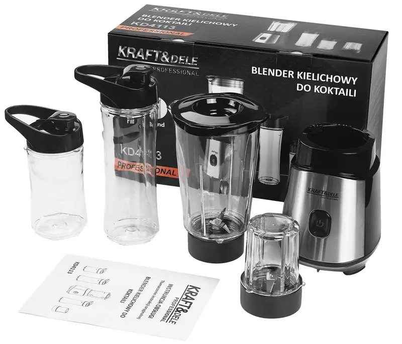 Standmixer Smoothie Mixer 1500W Küchenmixer Blender Set Mühle Flaschen – neu – Haushaltsgeräte – überwiegend weiß – Foto 1…