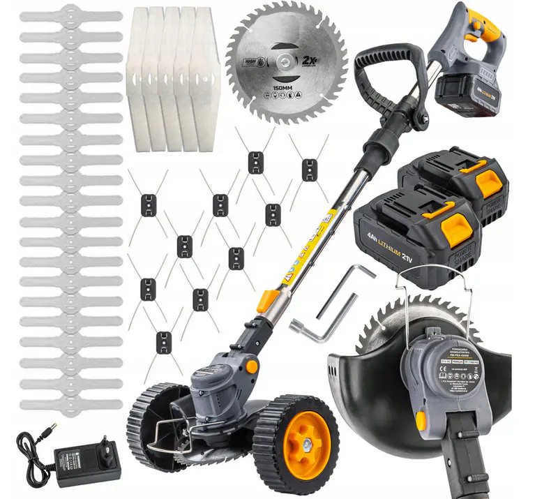 powermat Akku Rasentrimmer PM-PKA-4AHM Akku Trimmer 21V – neu – Sonstiges – überwiegend weiß – Foto 1 von 5