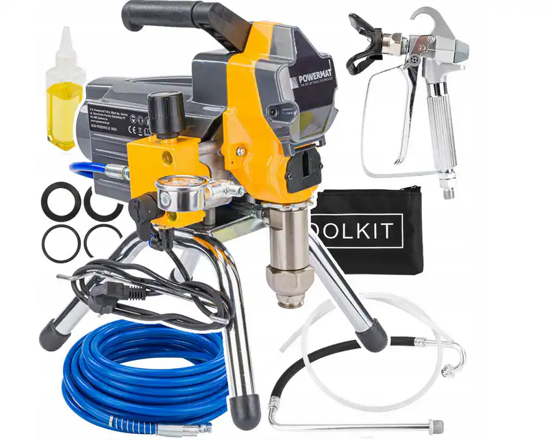 Professionelles Farbspritzgerät 1300 W Hydrodynamisches Sprühsystem Komplett – neu – Sonstiges – überwiegend weiß – Foto 1…