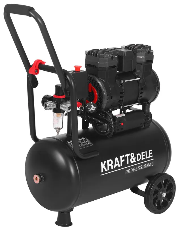 Ölfreier Kompressor 24L 1450W 249L/min 8 bar leise 70dB für Werkstatt – neu – Sonstiges – überwiegend weiß – Foto 1 von 5