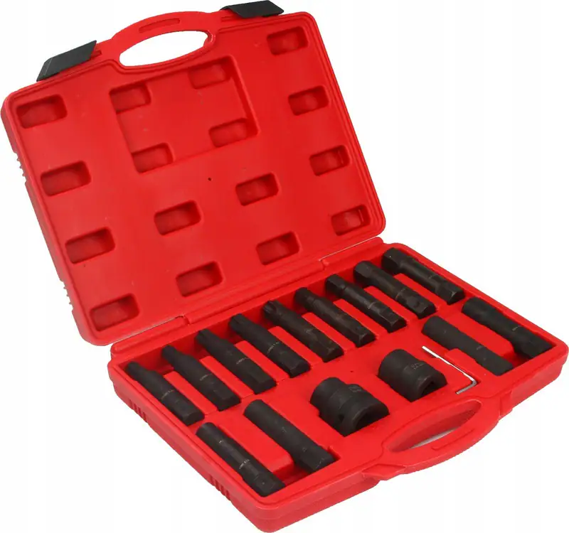 Schlagschrauber Stecknuss Set 3/4'' 1'' Torx Inbus Lang Impact Nüsse 16tlg – neu – Autos – überwiegend weiß – Foto 1 von 4