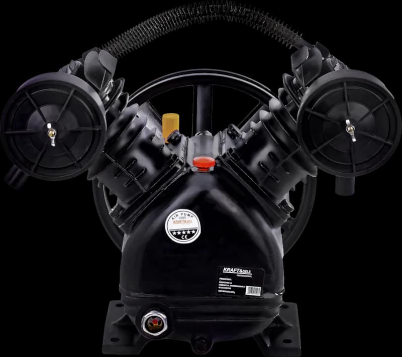 Druckluftkompressor Aggregat V2 Zweizylinder Kompressorpumpe 250L/min 8bar – neu – Sonstiges – überwiegend schwarz – Foto 1…