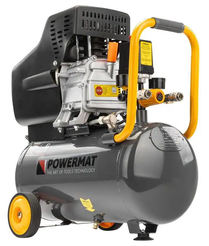 Druckluftkompressor 24 L 8 bar 206 l/min 1,85 kW 230 V Werkstattkompressor – neu – Sonstiges – überwiegend weiß – Foto 1…