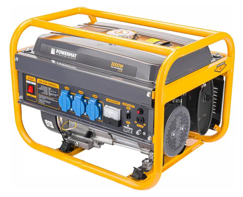 STROMGENERATOR GENERATOR BENZIN 3000W POWERMAT PM-AGR-3000M2S – neu – Sonstiges – überwiegend weiß – Foto 1 von 4