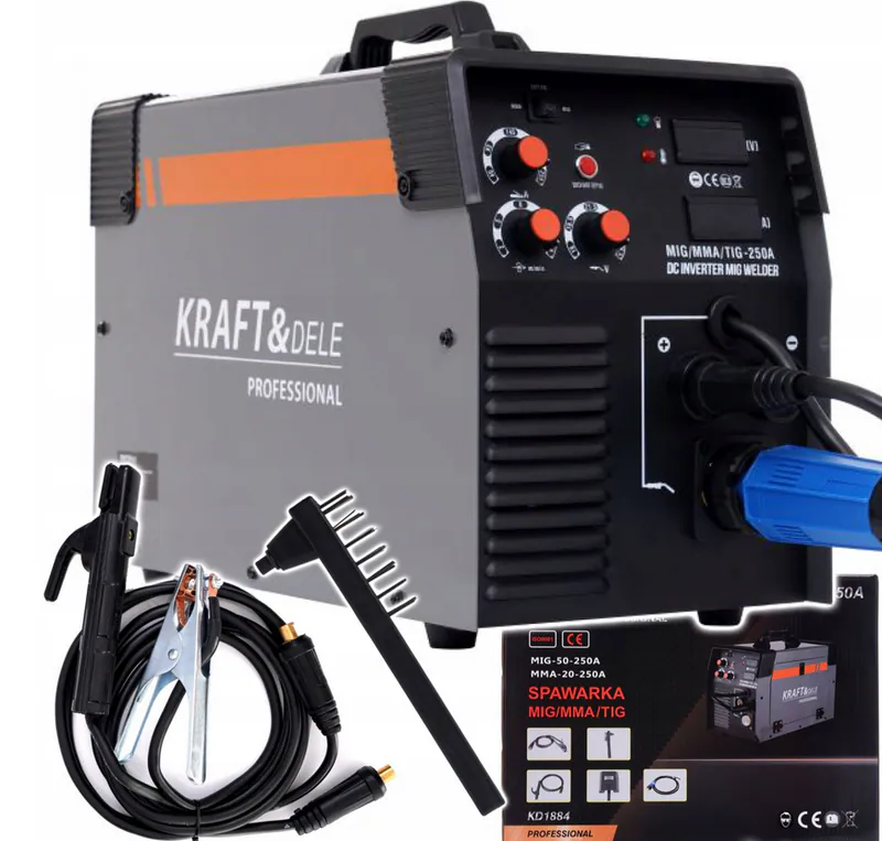 kd1884 Inverter Schweißgerät MIG/MAG/MMA/TIG 250A 230V IGBT 4in1 – neu – Sonstiges – Foto 1 von 5