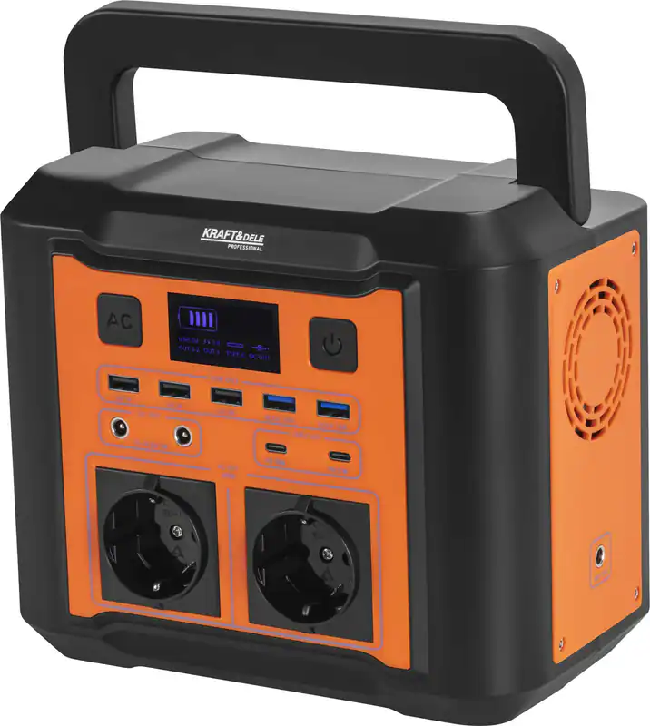 Powerstation 500W 296Wh Generator Stromstation Akku Camping Notstrom USB-C – neu – Sonstiges – überwiegend schwarz – Foto 1…