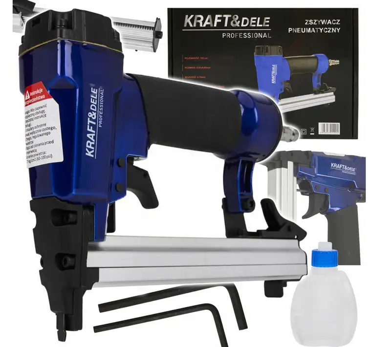 Pneumatik Tacker 230V für 6–16mm Klammern Nagler Druckluftgerät Bauarbeit – neu – Sonstiges – überwiegend weiß – Foto 1 von 4