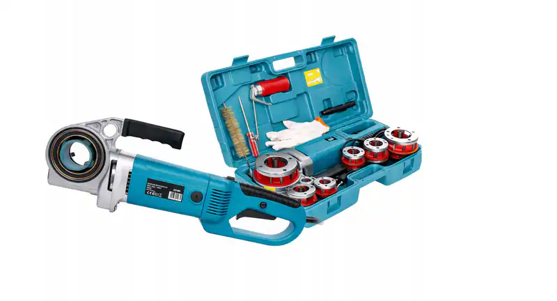 Rohrgewindeschneider elektrisch Gewindeschneidmaschine 2300W Set 6 Köpfe – neu – Sonstiges – überwiegend weiß – Foto 1 von 4